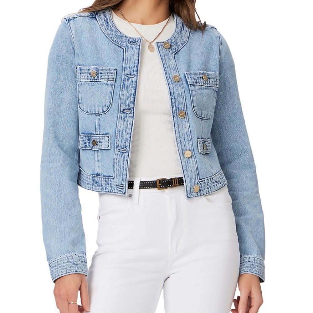 PAIGE Light Blue Jacket - Picture 6 of 7